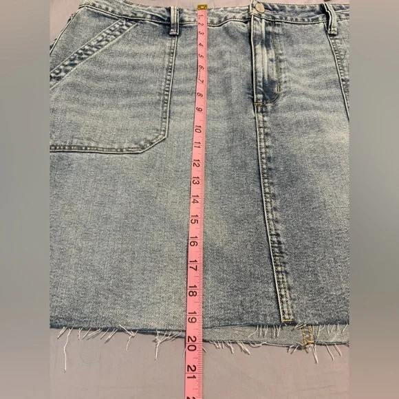 Edited by Remi Bader Women's Utility Mini Denim Skirt - Picture 8 of 9